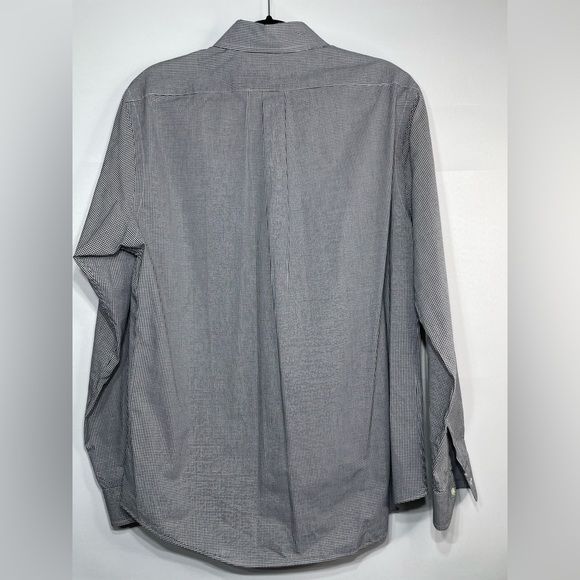 Ralph Lauren Shirt Men's Large Button Down Gingham Check Print Casual Prep Slim - Picture 4 of 4